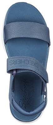 (W) Skechers Cali D'Lux Walker Sandal 'Biru Kasual' 119226-SLT Lookbook (W) Skechers Cali D'Lux Walker Sandal 'Biru Kasual' 119226-SLT