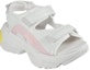 Shop (Women) Skechers Cali Stamina V2 Sandals 'White Pink' 896052-WTPK