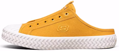 (Women) Skechers Canvas Slip-On 'Bright Yellow' 155386-YEL (Women) Skechers Canvas Slip-On 'Bright Yellow' 155386-YEL