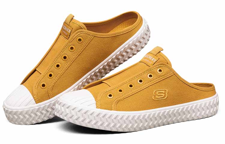 Lookbook (W) Skechers Slip-On in Tela ''Giallo Brillante'' 155386-YEL