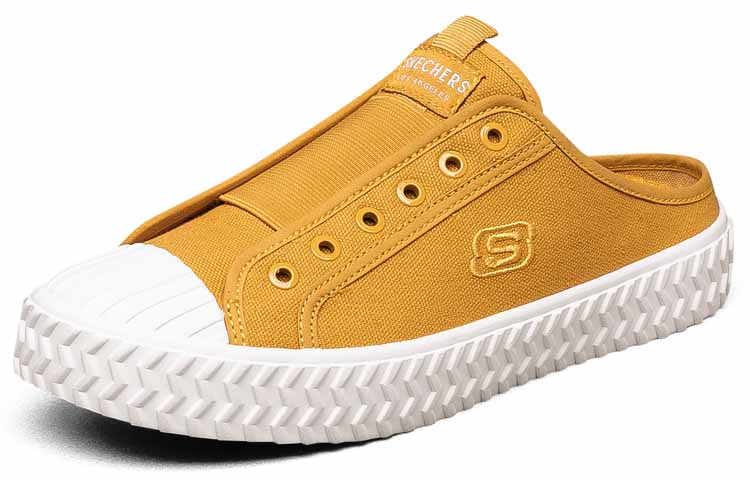 Shop (W) Skechers Slip-On in Tela ''Giallo Brillante'' 155386-YEL