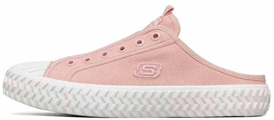 (Women) Skechers Canvas Slip-On 'Pink' 155386-BLSH Buy (Women) Skechers Canvas Slip-On 'Pink' 155386-BLSH