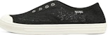 (Women) Skechers Canvas Sneaker Low 'Black' 113821-BLK