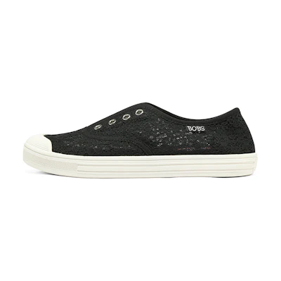 (W) Skechers Canvas Sneaker Low 'Black'