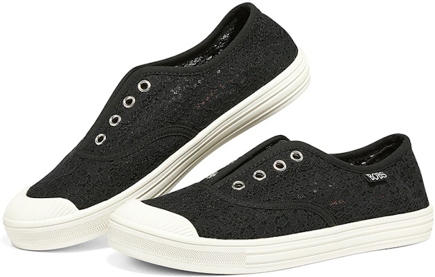 (W) スケッチャーズ キャンバス ローカット 黒 113821-BLK Shop (W) スケッチャーズ キャンバス ローカット 黒 113821-BLK