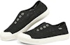 Shop (Women) Skechers Canvas Sneaker Low 'Black' 113821-BLK