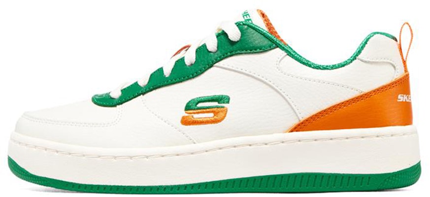 (Women) Skechers Sport Court 92 'White Green Orange' 800000-NTMT Buy (Women) Skechers Sport Court 92 'White Green Orange' 800000-NTMT