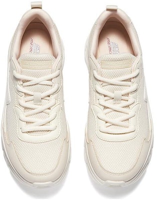 Skechers 舒適閒逸 減震防滑耐磨 低筒 休閒生活鞋 女款 米色 Shop Skechers 舒適閒逸 減震防滑耐磨 低筒 休閒生活鞋 女款 米色