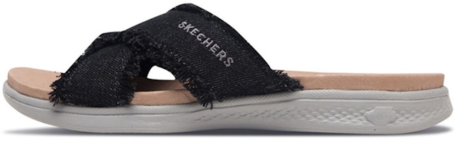 (Women) Skechers Casual Beach Slide 'Black' 15327-BLK (Women) Skechers Casual Beach Slide 'Black' 15327-BLK