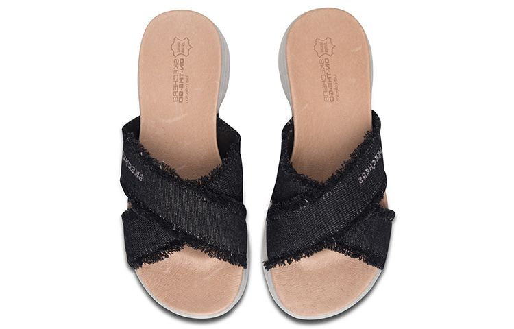Lookbook (W) Skechers Sandales Casual Plage ''Noir'' 15327-BLK