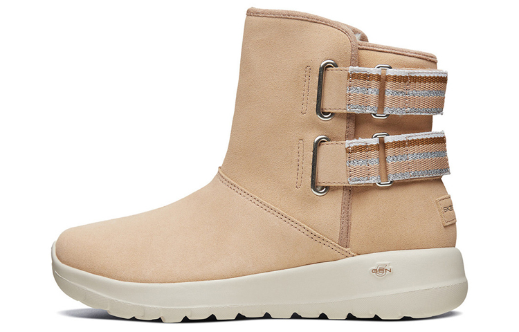 (Women) Skechers Casual Boots 'Brown' 16614-TAN