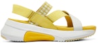 Order (W) Skechers Sandal Santai Bernafas 'Kuning Putih' 133009-YLW