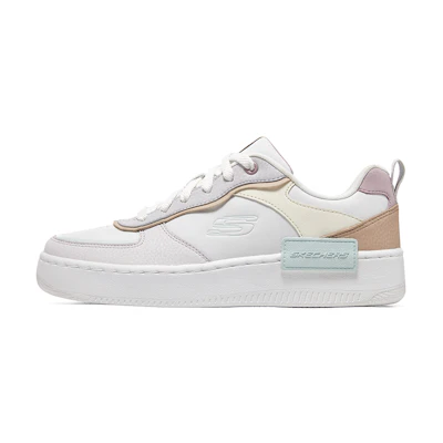 (W) Skechers Casual CMFT Low 'White Yellow Pink'