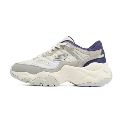 (W) Skechers DLites 3.0 'Gray Navy Blue'