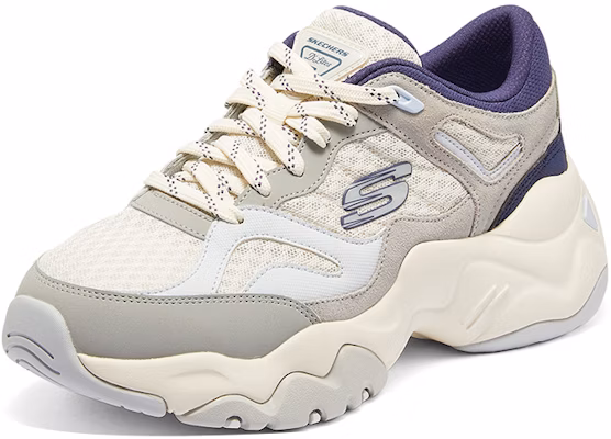 (Women) Skechers DLites 3.0 'Gray Navy Blue' 12958-GYNV Shop (Women) Skechers DLites 3.0 'Gray Navy Blue' 12958-GYNV