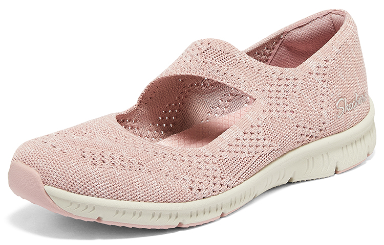 Lookbook (Women) Skechers Casual Flat 'Pink' 100361-PNK