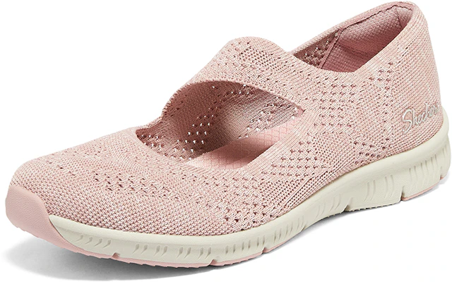 (Women) Skechers Casual Flat 'Pink' 100361-PNK Lookbook (Women) Skechers Casual Flat 'Pink' 100361-PNK
