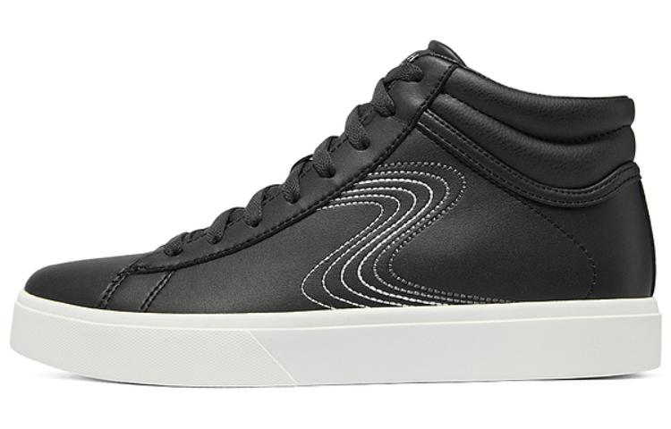(Women) Skechers Casual High Top Shoes 'Black White' 185007-BKW