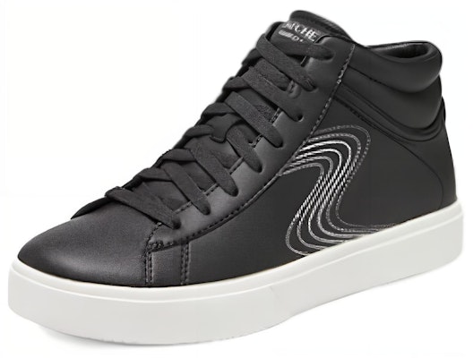 (W) Skechers Sepatu Kasual High Top 'Hitam Putih' 185007-BKW Lookbook (W) Skechers Sepatu Kasual High Top 'Hitam Putih' 185007-BKW