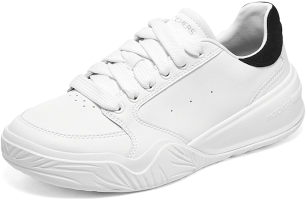 Skechers 舒適休閒 時尚百搭 防滑耐磨 低筒 板鞋 女款 白色 Lookbook Skechers 舒適休閒 時尚百搭 防滑耐磨 低筒 板鞋 女款 白色