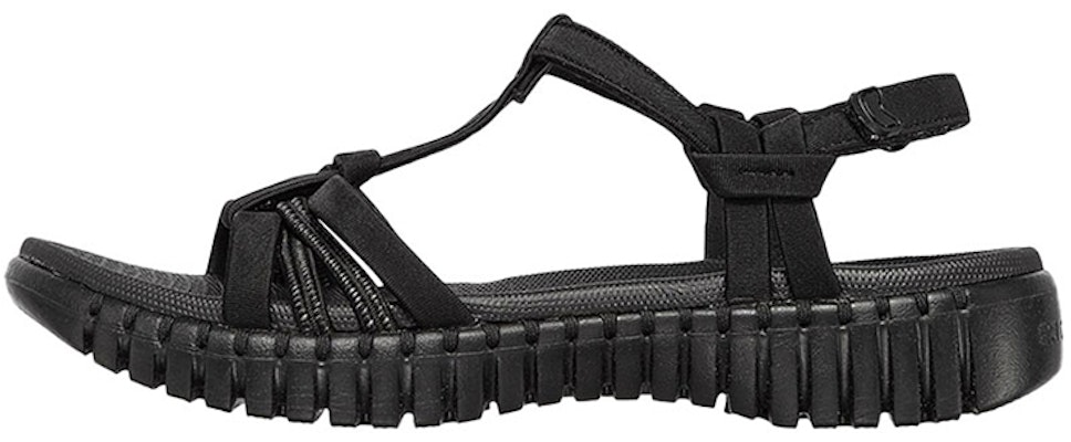 (Women) Skechers Casual Sandal 'Black' 140197-BBK Buy (Women) Skechers Casual Sandal 'Black' 140197-BBK