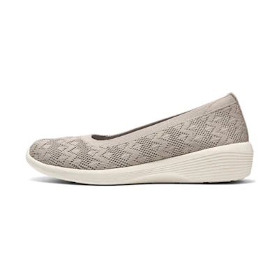 (W) Skechers Casual Slip-On 'Grey Taupe'