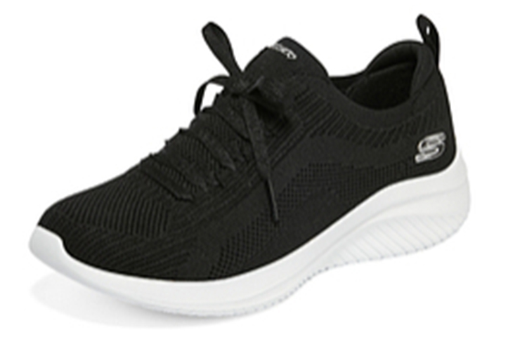 (W) Skechers Casual Sneaker 'Black White' 圖 3