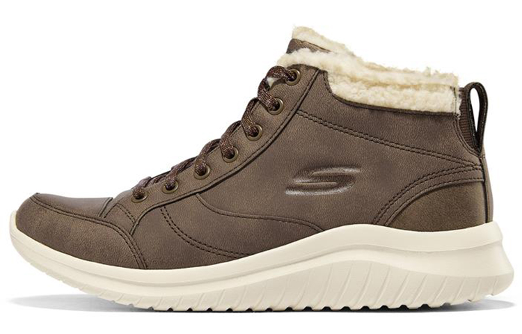 (W) Skechers Casual Snow Boot 'Dark Grey-Brown'