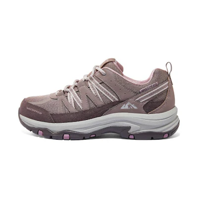 (W) Skechers Casual Trego Sneakers 'Brown Pink'