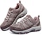 (W) Skechers Kasual Trego Sneakers 'Coklat Merah Jambu' 180003-MVE