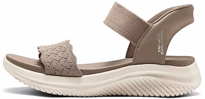 (Women) Skechers Chunky Sole Casual Breathable Sandal 'Brown' 119976-MOC (Women) Skechers Chunky Sole Casual Breathable Sandal 'Brown' 119976-MOC