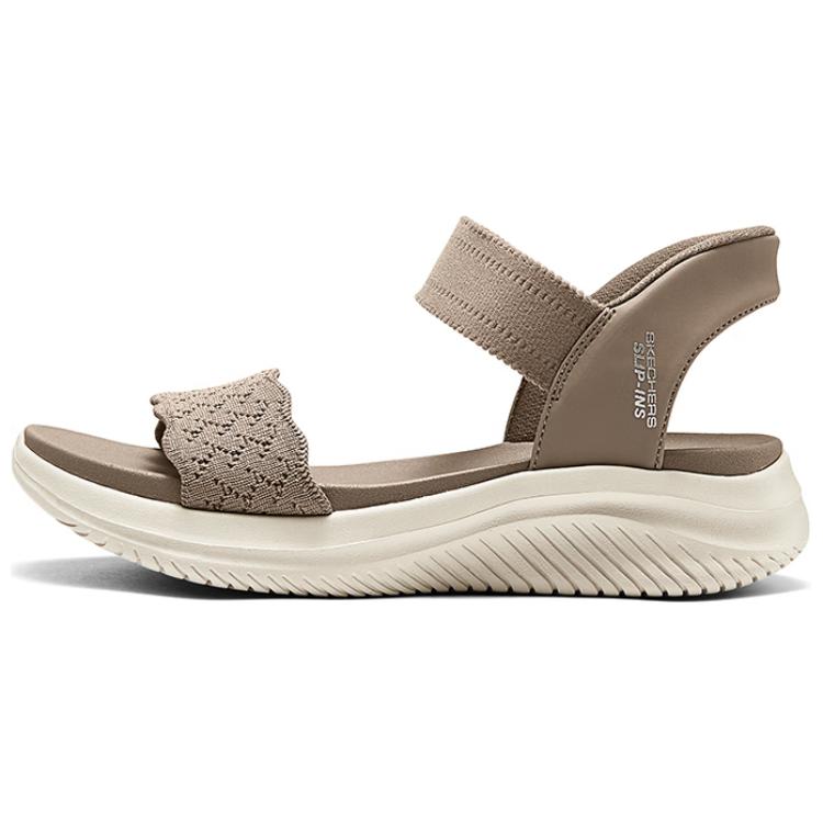 (Women) Skechers Chunky Sole Casual Breathable Sandal 'Brown' 119976-MOC