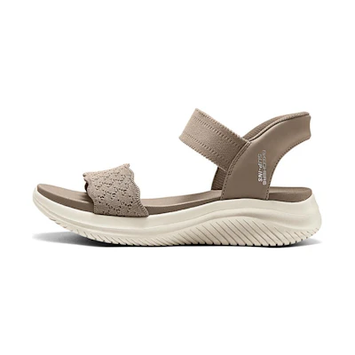 (W) Skechers Chunky Sole Casual Breathable Sandal 'Brown'