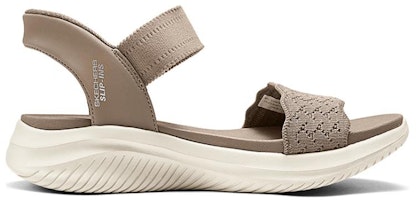 (W) 斯凯奇厚底休闲透气凉鞋“棕色” 119976-MOC Order (W) 斯凯奇厚底休闲透气凉鞋“棕色” 119976-MOC