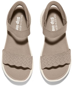 (W) 斯凯奇厚底休闲透气凉鞋“棕色” 119976-MOC Shop (W) 斯凯奇厚底休闲透气凉鞋“棕色” 119976-MOC