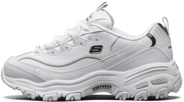 women-skechers-classic-casual-low-white-black-186864-wbk