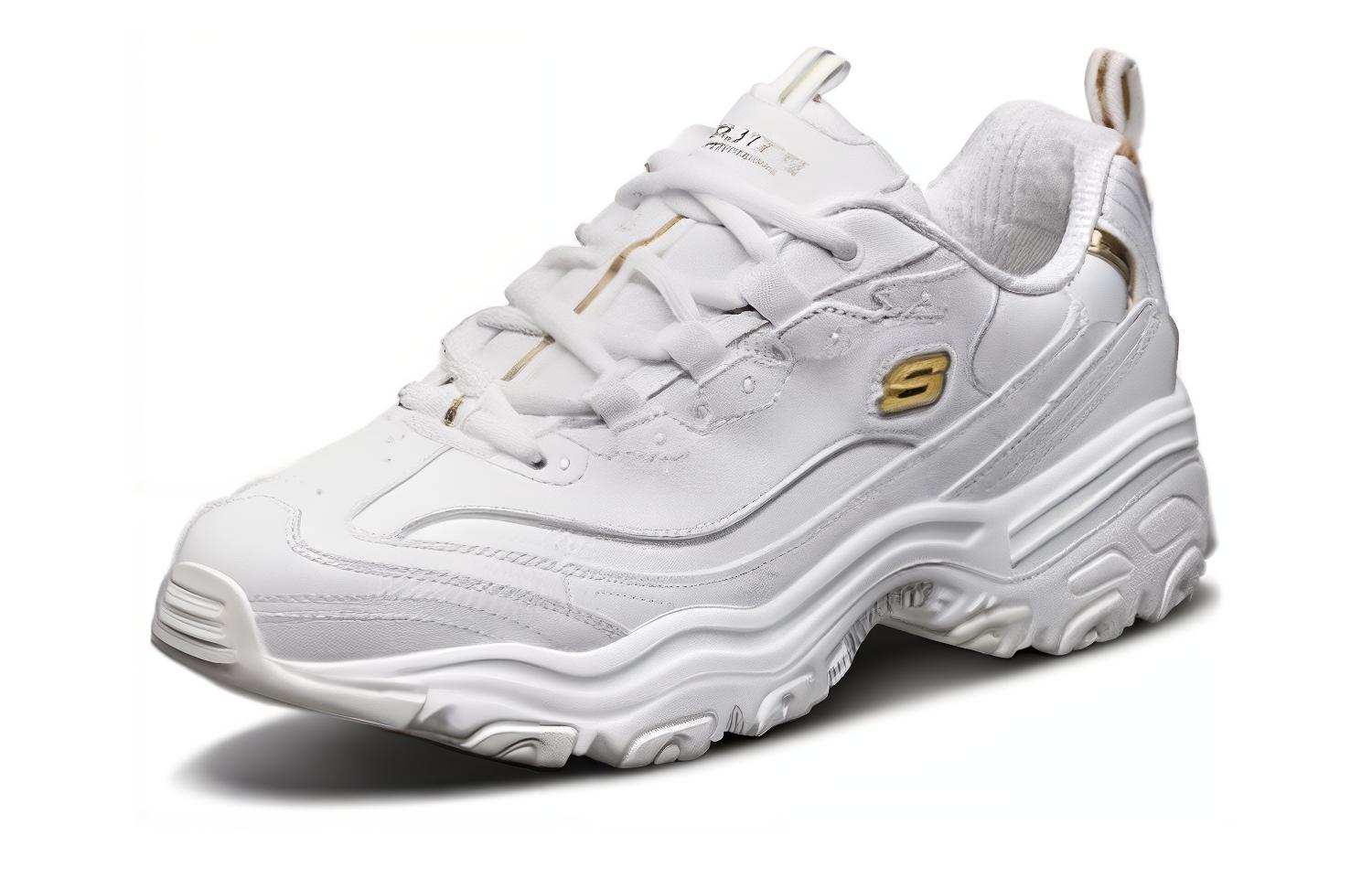 Order (W) 스케쳐스 클래식 캐주얼 화이트골드 (Skechers keullaesik kaejueol hwaiteugoldeu) 186864-WGD