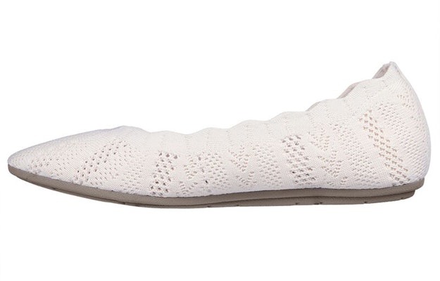 (Women) Skechers Cleo 2.0 'White Slip-On' 158339-NAT Buy (Women) Skechers Cleo 2.0 'White Slip-On' 158339-NAT