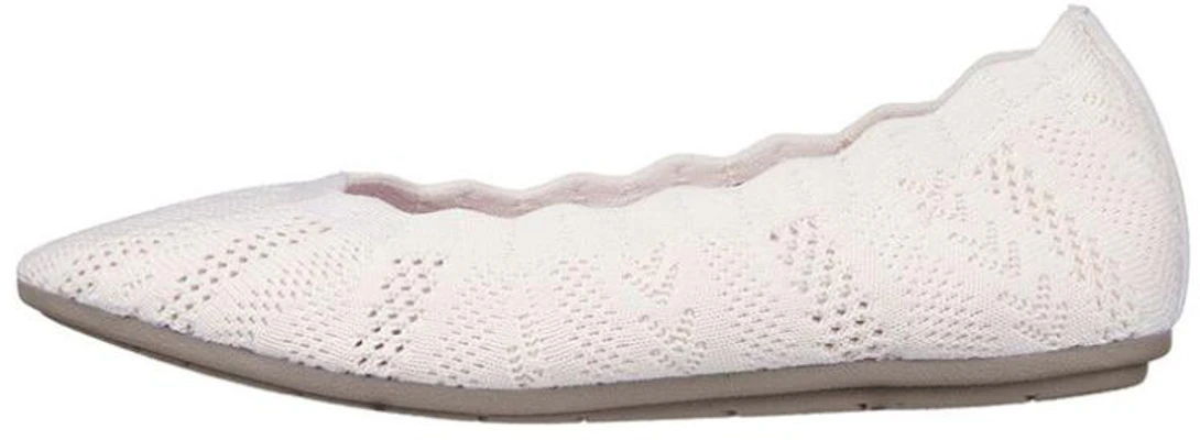 (Women) Skechers Cleo 2.0 'White Slip-On' 158339-NAT Buy (Women) Skechers Cleo 2.0 'White Slip-On' 158339-NAT