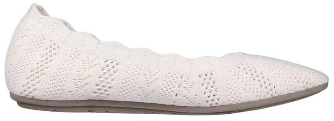 (Women) Skechers Cleo 2.0 'White Slip-On' 158339-NAT Order (Women) Skechers Cleo 2.0 'White Slip-On' 158339-NAT