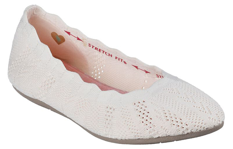 Lookbook (Women) Skechers Cleo 2.0 'White Slip-On' 158339-NAT