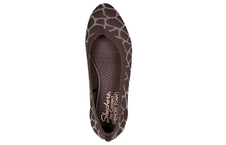 Shop (W) Skechers Cleo 2.0 'Wildly Cute Chocolate' Coklat Wanita Terbaru 158349-CHOC