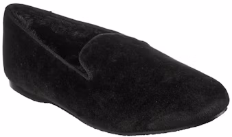 Lookbook (W) Skechers Cleo Cozy Loafer 'Fancy Dreamer Beludru Hitam' 167317-BBK