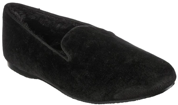 Skechers Cleo Cozy Loafer - Fancy Dreamer 舒適保暖運動休閒鞋 女款 黑 加絨 Lookbook Skechers Cleo Cozy Loafer - Fancy Dreamer 舒適保暖運動休閒鞋 女款 黑 加絨
