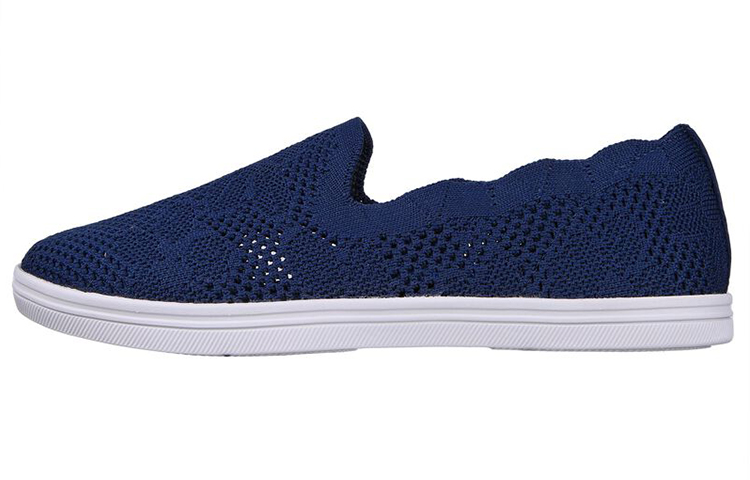 (Women) Skechers Cleo Cup Slip-On 'Flower Winds Blue' 158299-NVY