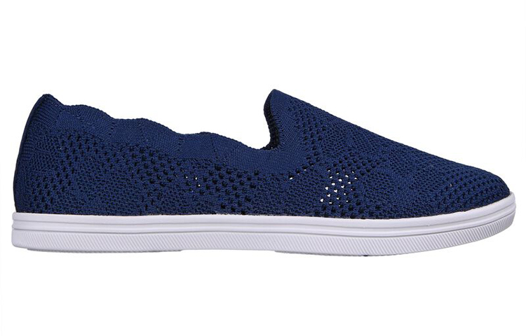 Order (Women) Skechers Cleo Cup Slip-On 'Flower Winds Blue' 158299-NVY