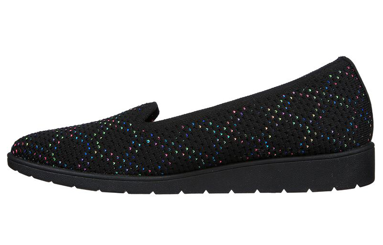 (Women) Skechers Cleo Flex Wedge 'Black' 158329-BKMT