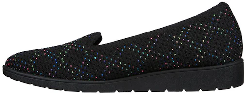 (Women) Skechers Cleo Flex Wedge 'Black' 158329-BKMT (Women) Skechers Cleo Flex Wedge 'Black' 158329-BKMT