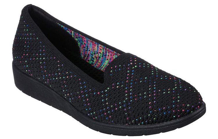 Lookbook (W) Skechers Cleo Flex Wedge 'Negro' 158329-BKMT