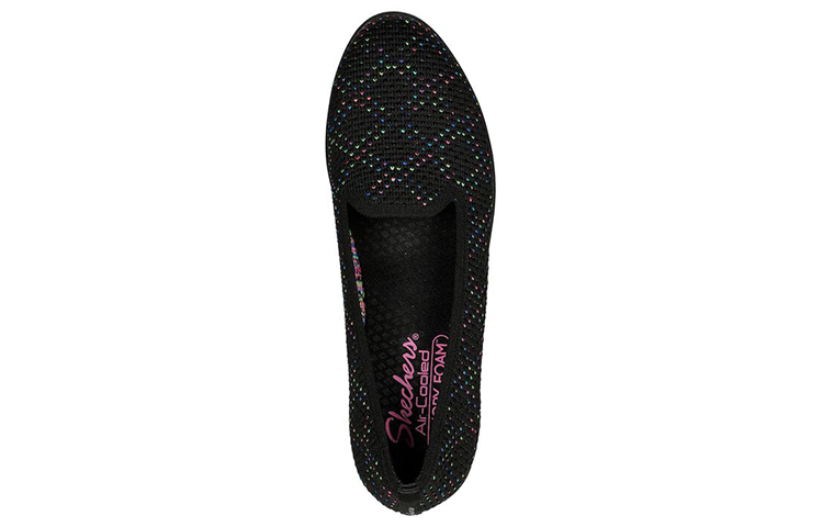 Shop (W) Skechers Cleo Flex Wedge 'Negro' 158329-BKMT